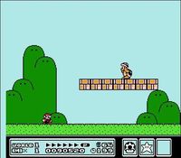 une photo d'Ã©cran de Super Mario Bros 3 sur Nintendo Nes